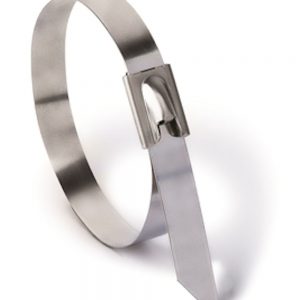 Stainless Steel 316 Cable Ties 150mm x 4.6mm (Uncoated - Ball Lock Type)