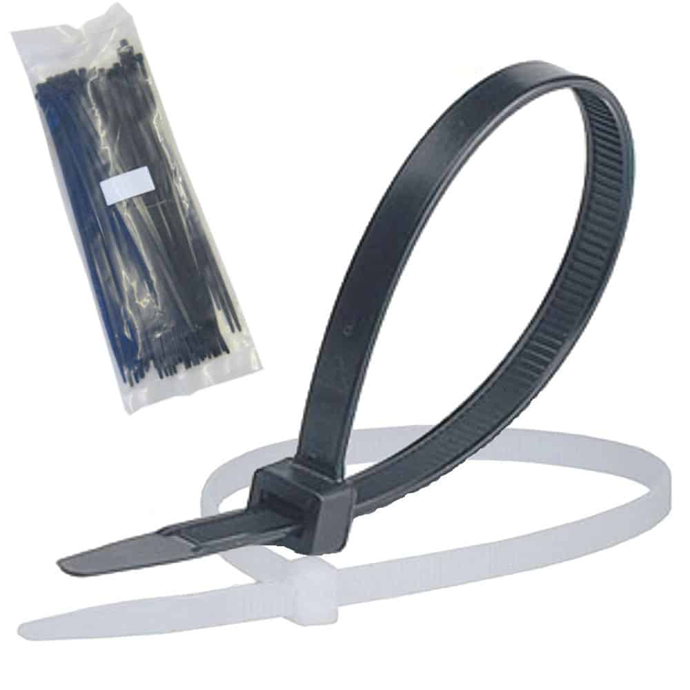 Nylon Cable Ties - Black & Natural