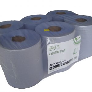 Blue Centrefeed Rolls Hand Towel - 170mm x 150 Metres (2 ply)