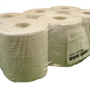 White Centrefeed Rolls Hand Towel - 170mm x 150 Metres (2 ply)