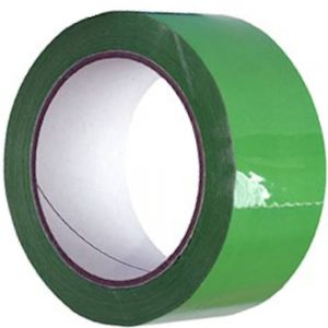 Coloured PP Box Sealing Tape (48mmx66m) - GREEN