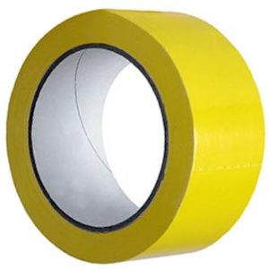 Coloured PP Box Sealing Tape (48mmx66m) - YELLOW