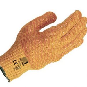 CRISS CROSS GRIPPER WAREHOUSE SAFTEY GLOVES - L (SIZE 9)