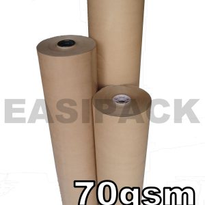 PURE KRAFT PAPER ROLL (MG PURE RIBBED KRAFT)- 500mm x 255M (70gsm)