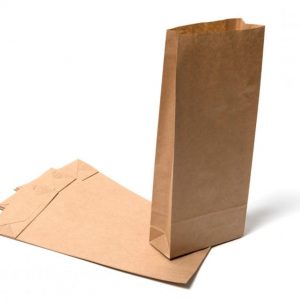 Brown Kraft 70GSM SOS Block Bottom Bags 150x65x305mm - 3.5 LB