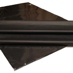 BLACK Coloured MG Premium Tissue Paper - 20" x 30" sheets - 18gsm