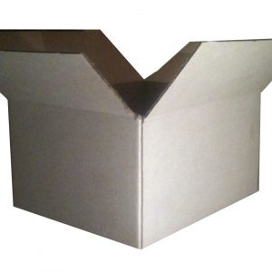 DOUBLE WALL Cardboard Boxes cartons 305x229x152mm (12x9x6" -WHITE)