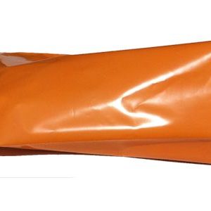 Co-ex ORANGE/BLACK Polythene Mailing Bags Mailers 161 x 240mm (6.25" x 9.5")