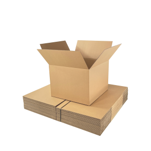 Cardboard Boxes Single Wall Cartons - 410mm x 410mm x 300mm (16x16x12")