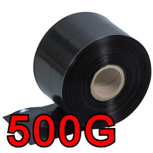 36" (900mm) **BLACK** Polythene Layflat Tubing / Tube - 500g - 117M approx.