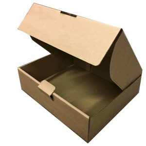 BROWN Cardboard Postal Boxes Die Cut Single wall - 440x333x150mm (17.3x13.1x5.9") DCB60 *ROYAL MAIL SMALL PARCEL MAX. SIZE*