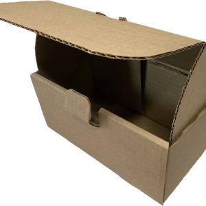 BROWN Cardboard Postal Boxes Die Cut Single wall - 203x102x102mm (8x4x4") DCB007