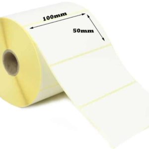 Direct Thermal Labels Compatible White Shipping Labels - 102mm x 51mm (4" x 2") - 500 labels/roll (25mm core)