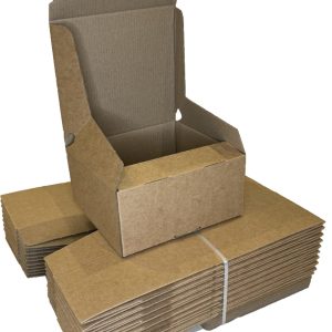 E-commerce Crash Lock Cardboard Postal Boxes - 160x150x75mm (6.25"x6"x3") ECOM20