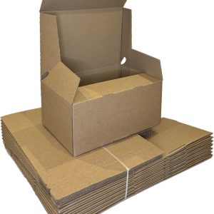 E-commerce Crash Lock Cardboard Postal Boxes - 330x220x150mm (13"x8.75"x6") ECOM70