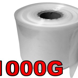 12" (300mm) Clear Polythene Layflat Tubing / Tube - 1000g - 82M approx.